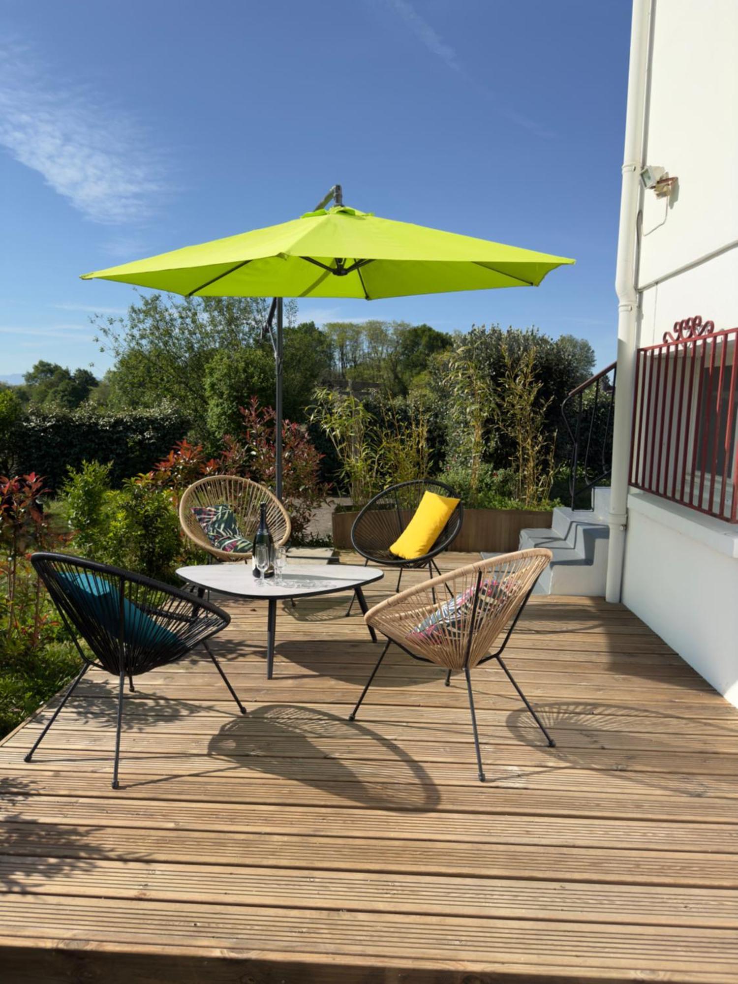 Maison Des Chenes 64 - Independant Apartment With Terrasse Boucau Exteriör bild