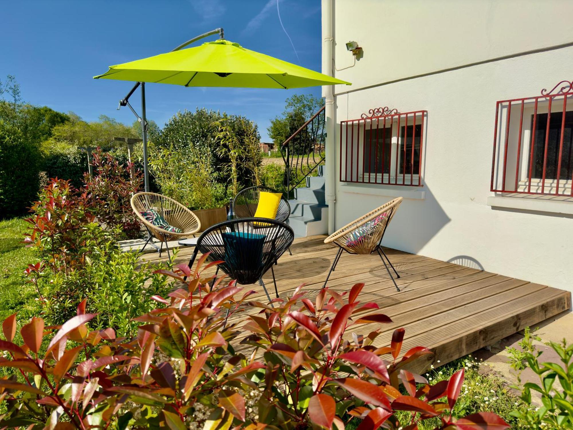 Maison Des Chenes 64 - Independant Apartment With Terrasse Boucau Exteriör bild